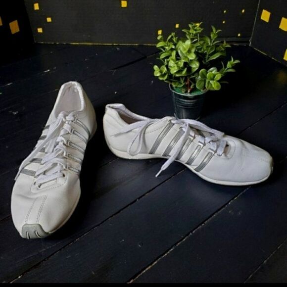 K swiss white lace up sneakers - Picture 1 of 8